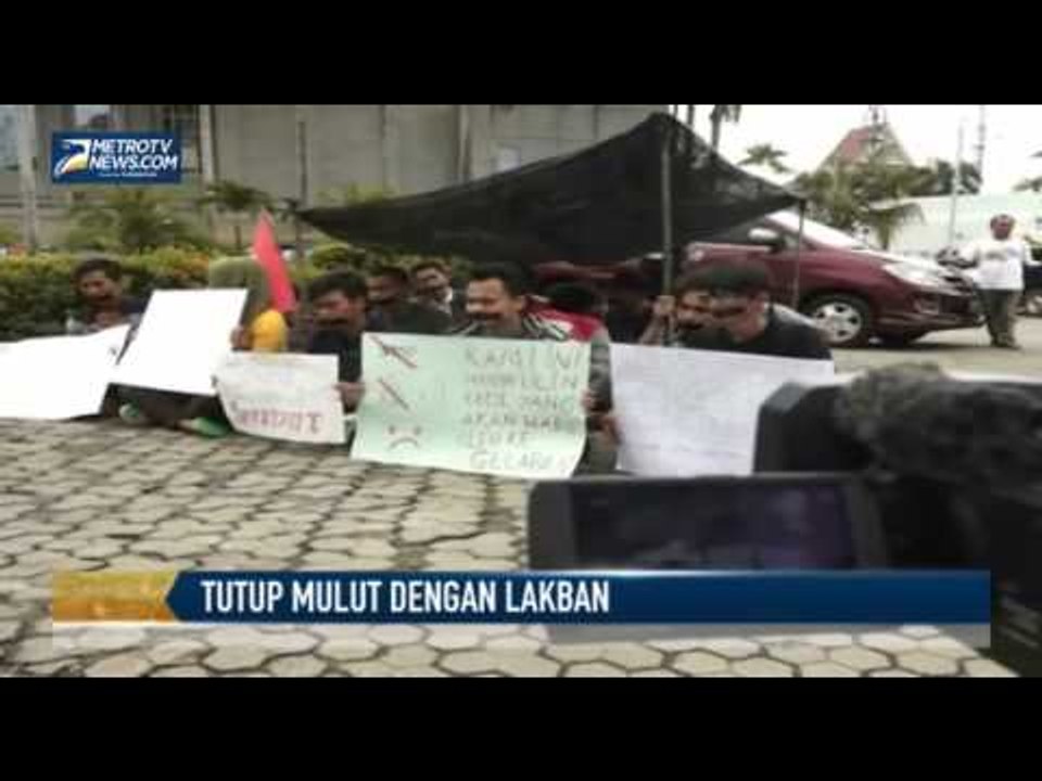 Unjuk Rasa Mahasiswa Tolak Pemadaman Bergilir