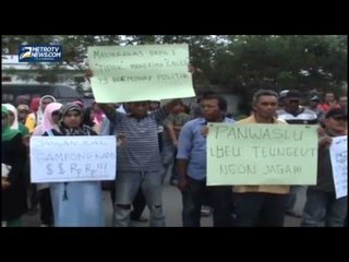 Massa 8 Parpol Mendemo Panwaslu Kota Banda Aceh