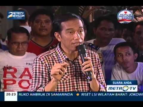 [Suara Anda] Tanya Kandidat Joko Widodo: Membuka Ruang Kerja dan Pasar Bersih dari Pungli