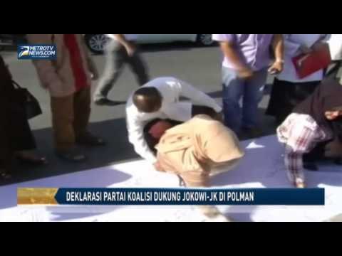 Deklarasi Partai Koalisi Dukung Jokowi JK di Polman