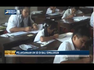 Pelaksanaan UN SD di Bali Dimajukan