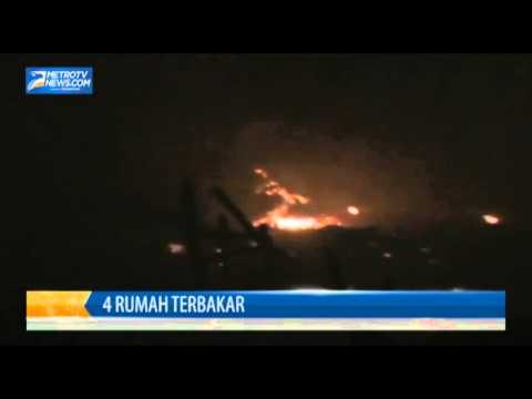 Empat Rumah di Pontianak Ludes Terbakar