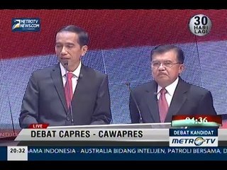 [Debat Kandidat] Jokowi-JK: Usaha Kecil Inti Pokok Masalah Kesejahteraan Bangsa (3)