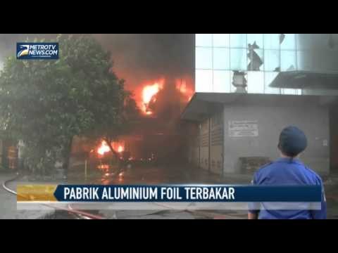 Pabrik Aluminium Foil Ludes Dilalap Api