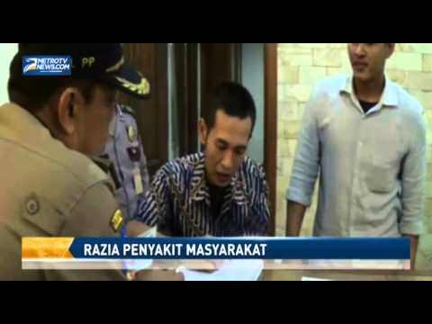 Satpol PP dan Polres Ciamis Gelar Razia Pekat