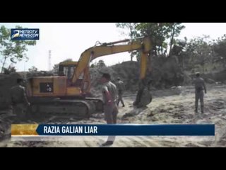 Tim Gabungan Sita Dua Ekskavator di Lokasi Galian Liar