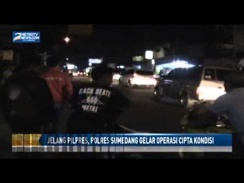 Jelang Pilpres, Polres Sumedang Gelar Operasi Cipta Kondisi