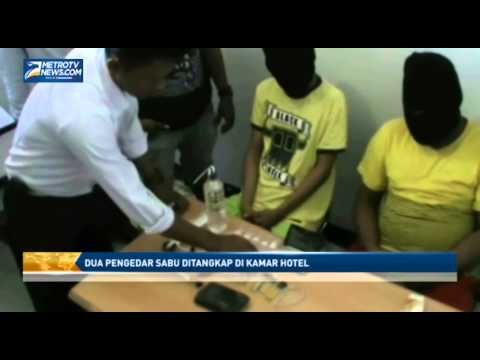 Dua Pengedar Sabu Ditangkap di Kamar Hotel