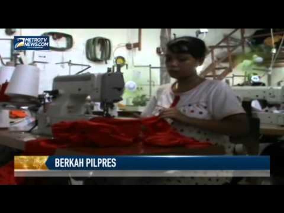 Jelang Pilpres, Perajin Kaos Kebanjiran Order