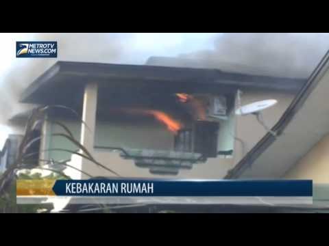 Korsleting, Rumah di Medan Ludes Terbakar
