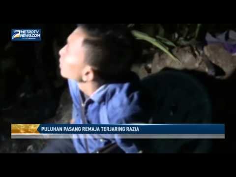 Puluhan Pasang Remaja Terjaring Razia