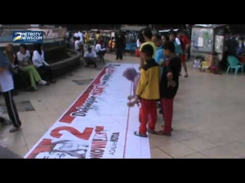 Warga Jambi Senam Pagi Dukung Jokowi JK