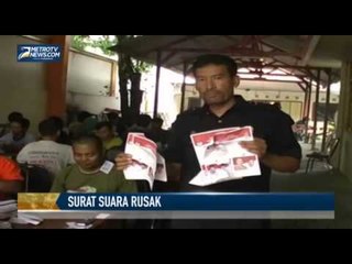 Ratusan Surat Suara Pilpres di Grobogan Rusak