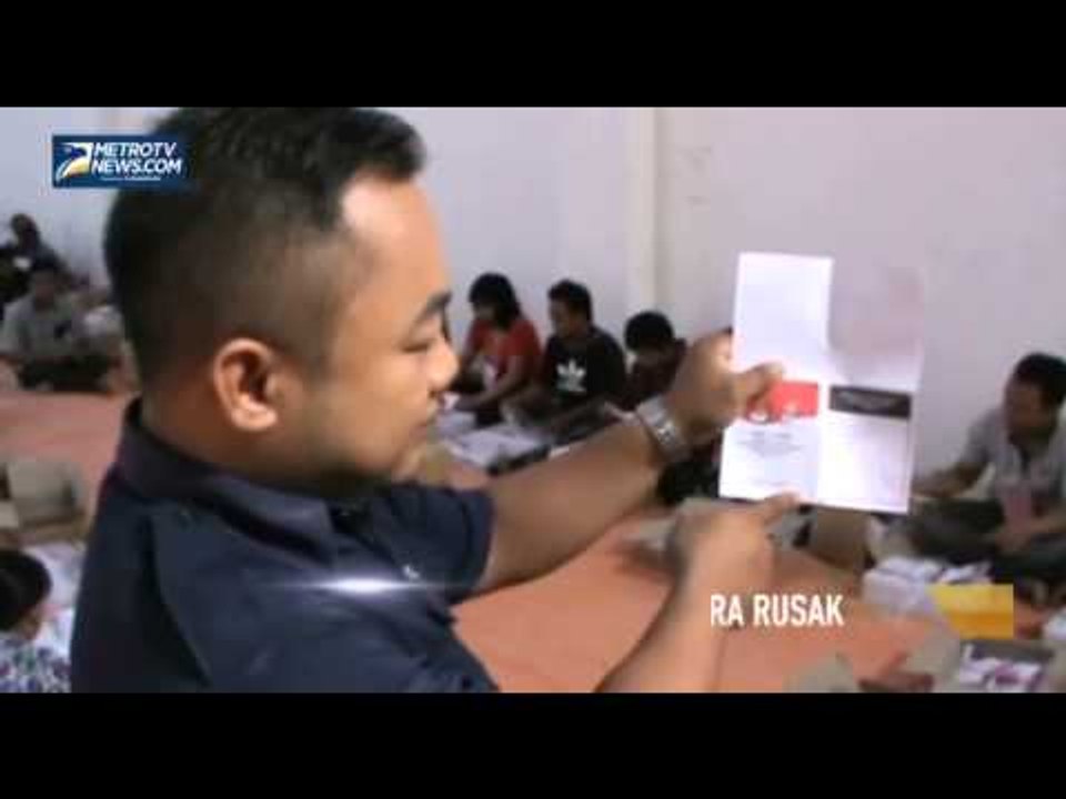 KPU Jember Temukan Puluhan Surat Suara Pilpres Rusak