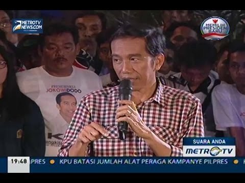 [Suara Anda] Tanya Kandidat Joko Widodo: Tidak Lupa Jakarta dan Upah Buruh Naik