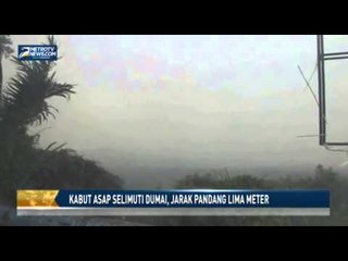 Kabut Asap Selimuti Dumai, Jarak Pandang Lima Meter