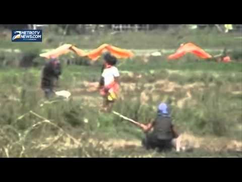 Bentrok Antar Warga Desa di Bima, Seorang Polisi Tertembak