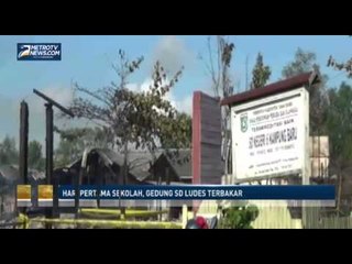 Hari Pertama Sekolah, Gedung SD Ludes Terbakar