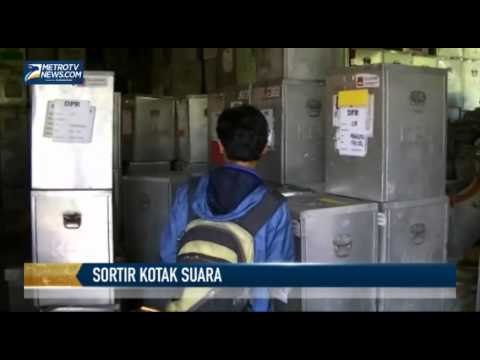 Jelang Pilpres, KPU Kendal Sortir Kotak Suara