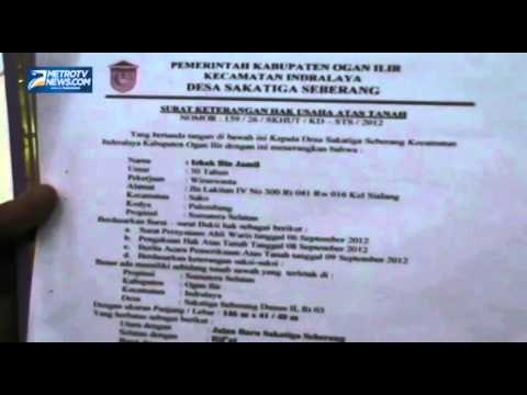 Pembangunan Jalan Pemda Ogan Ilir Diduga Caplok Lahan Warga