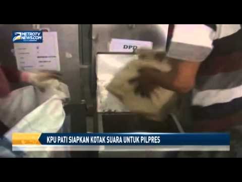 KPU Pati Siapkan Kotak Suara untuk Pilpres