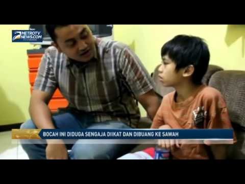 Bocah ini Diduga Sengaja Diikat dan Dibuang ke Sawah