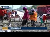 Jelang Mudik, Perbaikan Jalur Pantura Cirebon Terus Dikebut