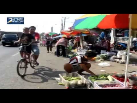 Pasar Eretan Titik Macet Mudik di Jalur Pantura Indramayu