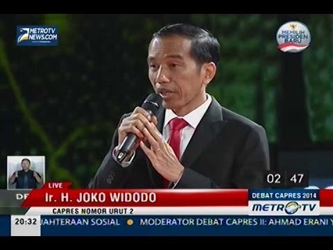 [Debat Capres 2014] Pembangunan Ekonomi dan Kesejahteraan Sosial (2)