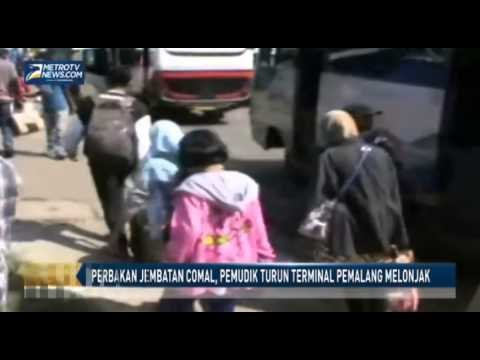 Perbaikan Jembatan Comal, Pemudik Turun di Terminal Pemalang Melonjak