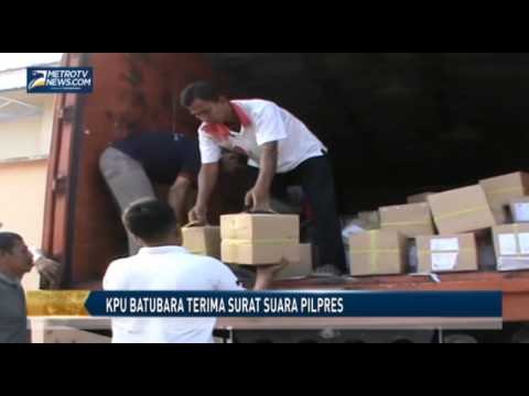 KPU Batubara Terima Surat Suara Pilpres