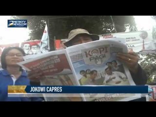 Relawan Jokowi-JK Bagikan Tabloid Tandingan Obor Rakyat