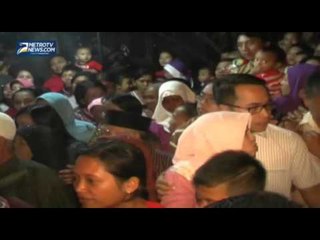 Ratusan Warga Berdesakan Hadiri Open House Jokowi di Solo