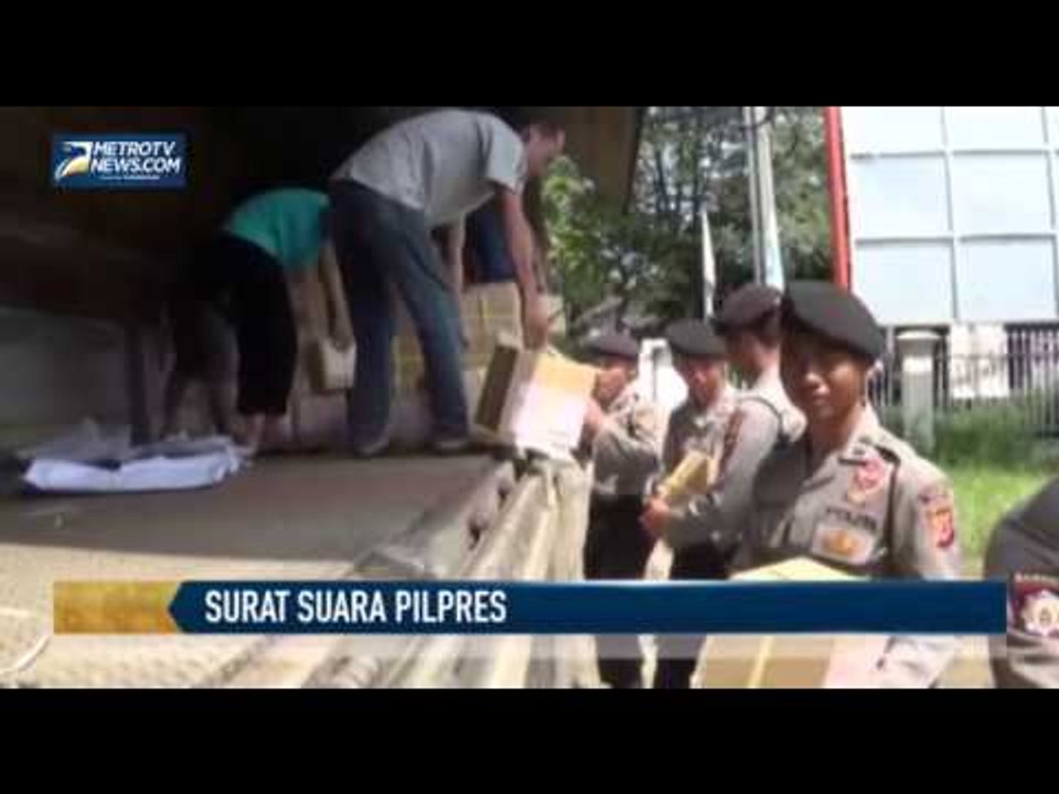 1 716 840 Surat Suara Pilpres Tiba di KPU Cianjur