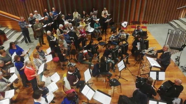 Mons: répétition de la Grande Clameur, 600 choristes