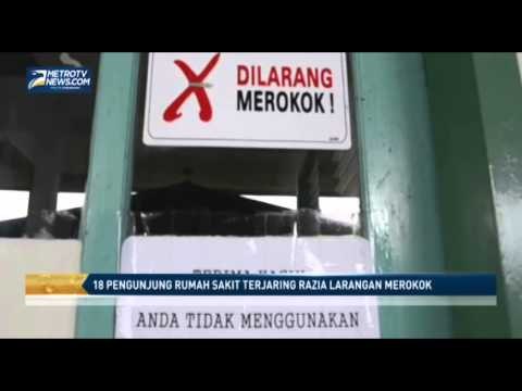 18 Pengunjung Rumah Sakit Terjaring Razia Larangan Merokok