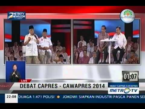 [Debat Capres-Cawapres 2014] Pangan, Energi, dan Lingkungan (4)