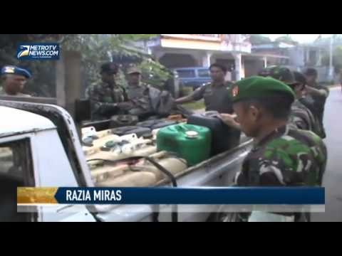 Ribuan Liter Miras Disita Jelang Ramadan