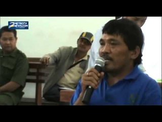 Keluarga Terdakwa Kerusuhan Pilkada Dairi Berunjuk Rasa