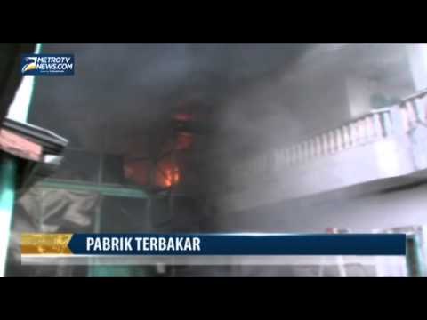 Pabrik Minuman Kemasan di Pematang Siantar Ludes Terbakar