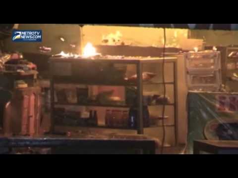 Puluhan Kios di Pasar Tempeh Ludes Terbakar