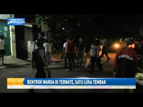 Bentrok Warga di Ternate, Satu Luka Tembak