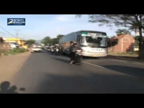 Kendaraan Arus Balik Mulai Padati Nagreg