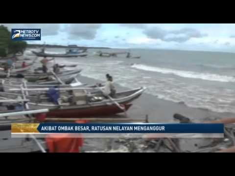 Akibat Ombak Besar, Ratusan Nelayan Menganggur