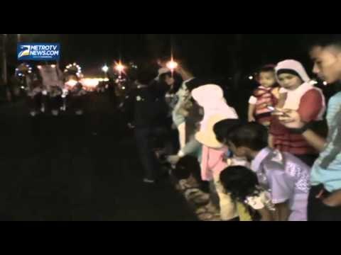 Ribuan Pelajar Ikuti Pawai Obor Sambut HUT Kemerdekaan RI