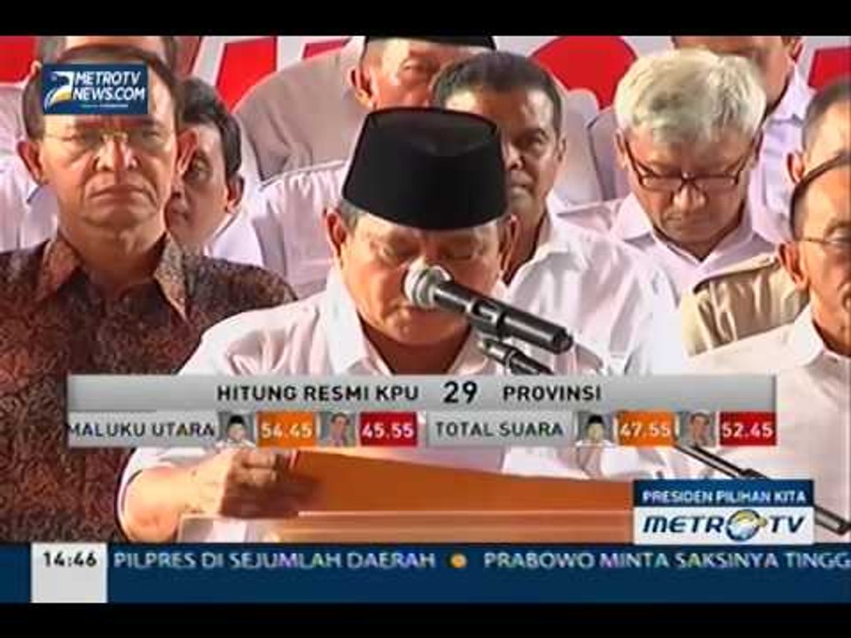 Pidato Prabowo Tolak Pilpres 2014