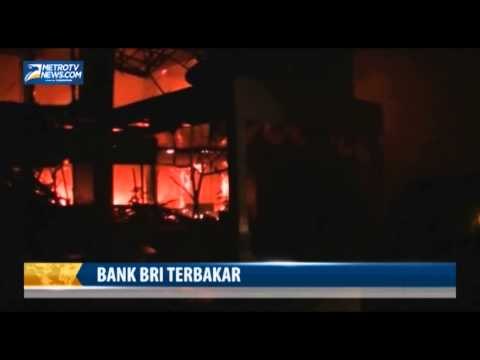 Kantor BRI Kendal Ludes Terbakar