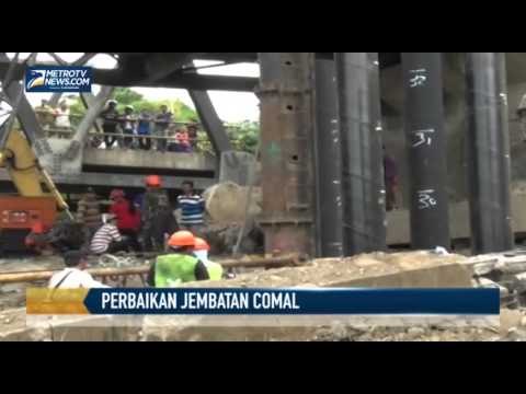 Perbaikan Jembatan Comal Terkendala Cuaca