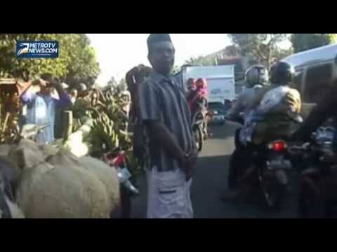 Pasar Tumpah Sumber Kemacetan di Ranuyoso