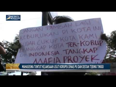 Mahasiswa Tuntut Kejaksaan Usut Korupsi Dinas PU dan Distan Tebing Tinggi